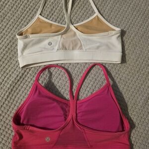lululemon athletica Sports Bra Duo - Pink and White